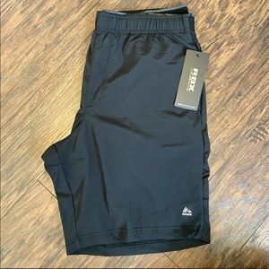 NWT RBX Training Athletic Shorts No Liner Large Black Running